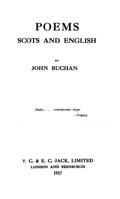 Poems, Scots and English