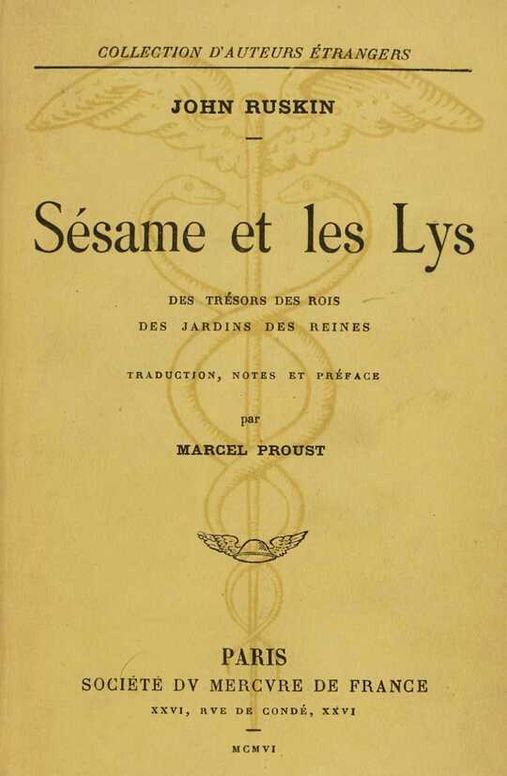 Sésame et les lys: