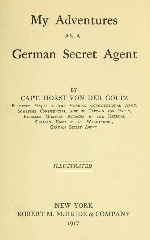 My adventures as a German secret agent
