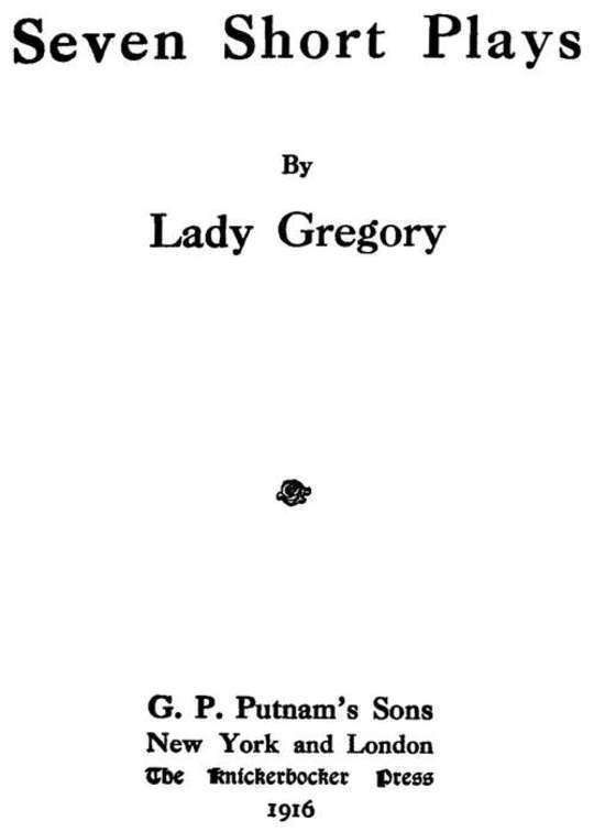 Seven Short Plays