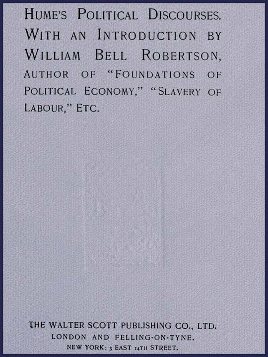 Hume's Political Discourses