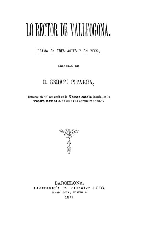 Lo Rector de Vallfogona