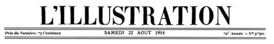 L'Illustration, No. 3730, 22 Août 1914