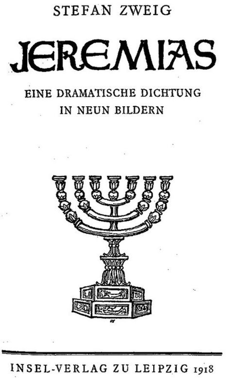 Jeremias Eine dramatische Dichtung in neun Bildern