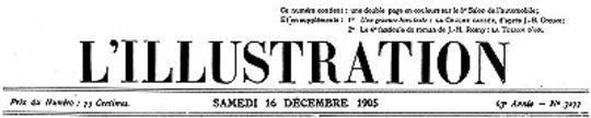 L'Illustration, No. 3277, 16 Décembre 1905