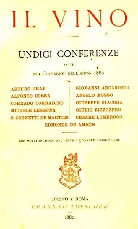 Il Vino Undici conferenze fatte nell'inverno dell'anno 1880