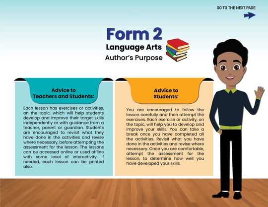 Form 2: Language Arts