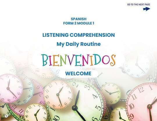 Spanish Form 2 Module 1