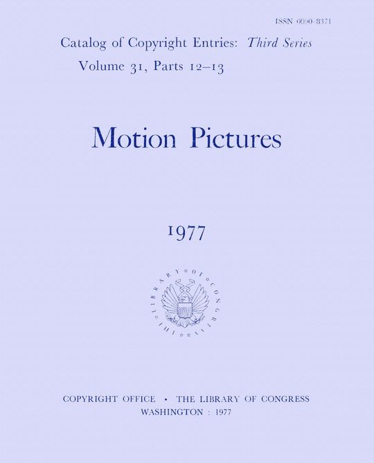 Catalog of copyright entries, third series, Volume 31, Parts 12-13, Number 1