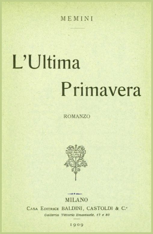 L'ultima primavera