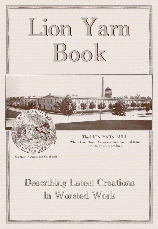 Lion yarn book