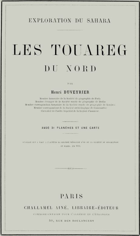 Les touareg du nord