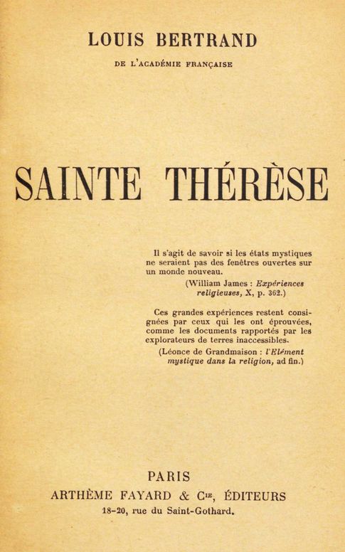 Sainte Thérèse