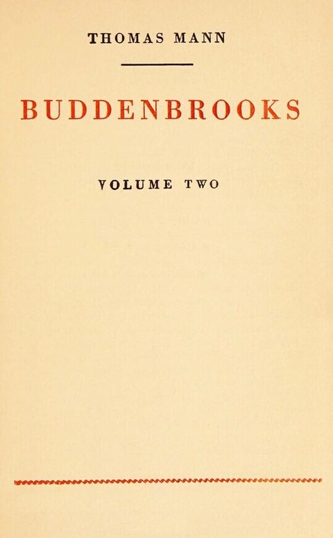 Buddenbrooks, volume 2 of 2