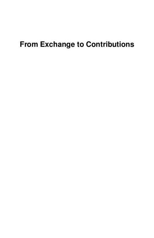 From Exchange to Contributions - Generalizing Peer Production into the Physical World
