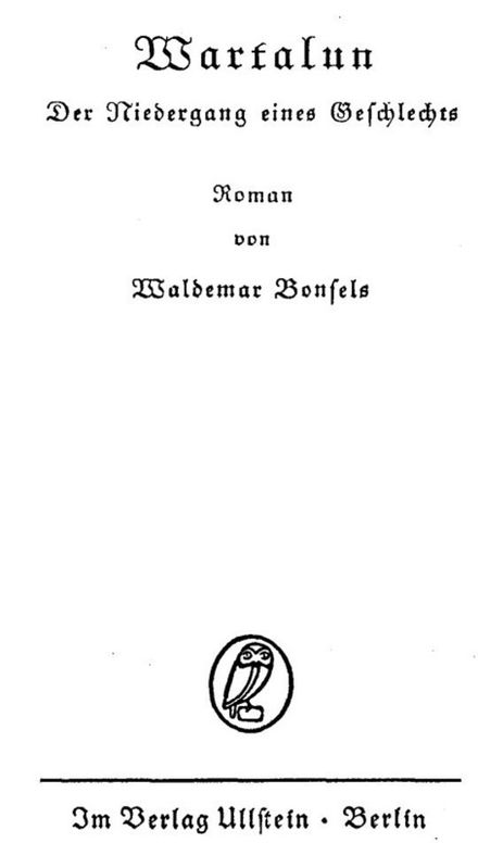Wartalun Der Niedergang eines Geschlechts