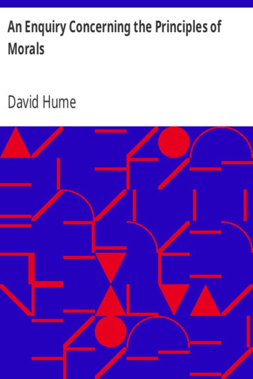 An enquiry concerning the principles of morals