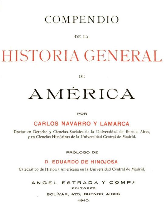 Compendio de la historia general de América
Tomo I