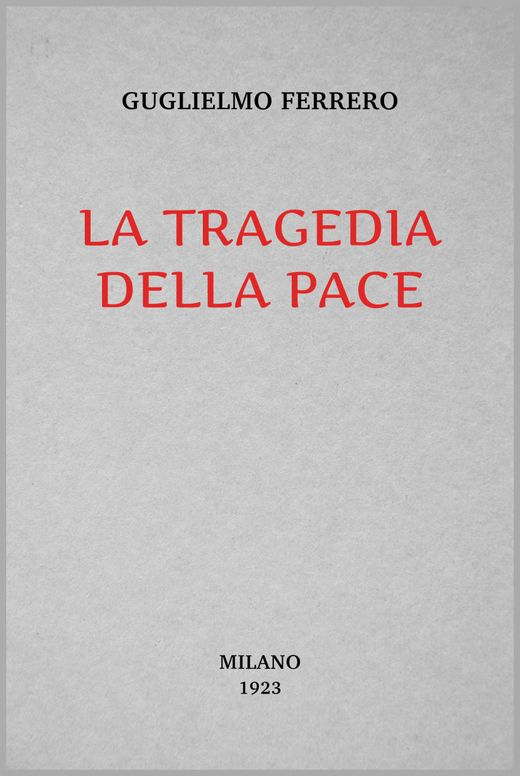 La tragedia della pace