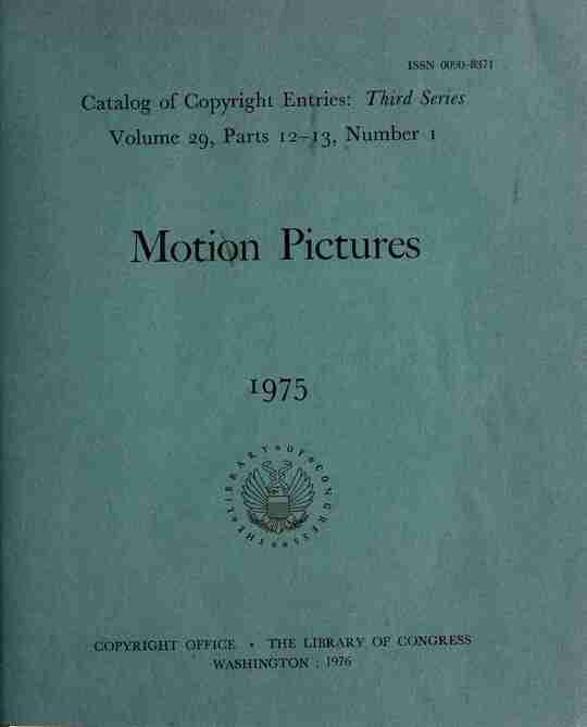 Catalog of Copyright Entries Third Series Vol 29 Pts 12-13