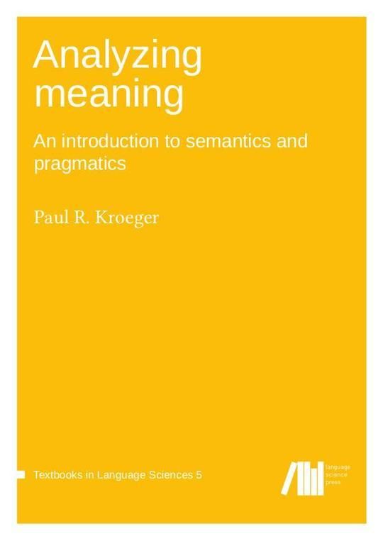 Analyzing meaning