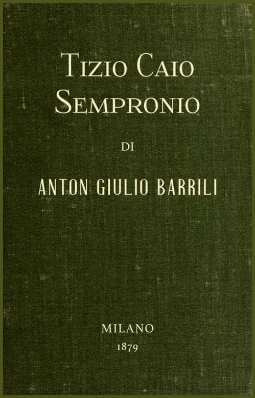 Tizio Caio Sempronio / Storia mezzo romana