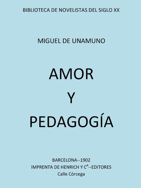 Amor y Pedagogía