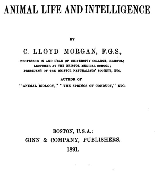 Animal Life and Intelligence