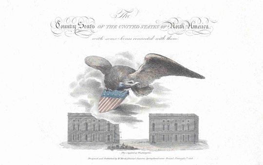 The country seats of the United States of North America