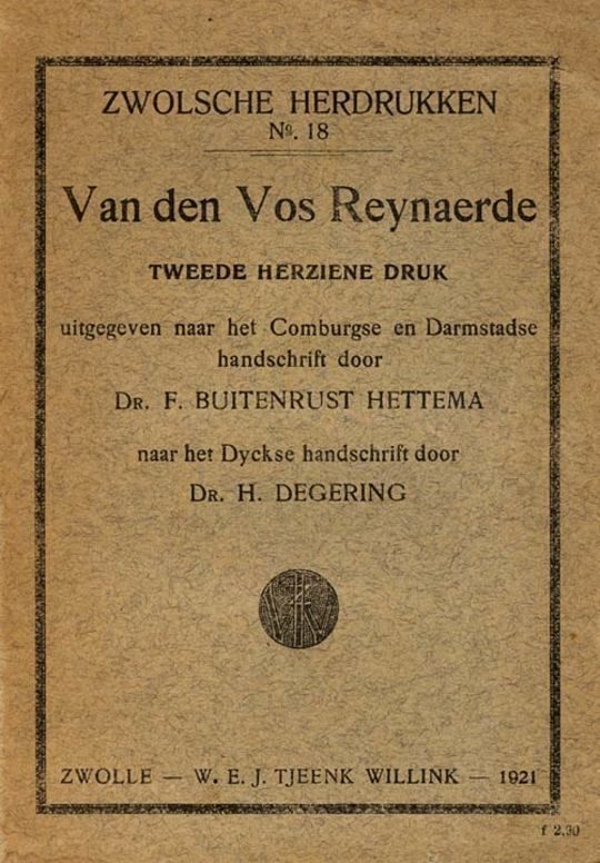 Van den Vos Reynaerde