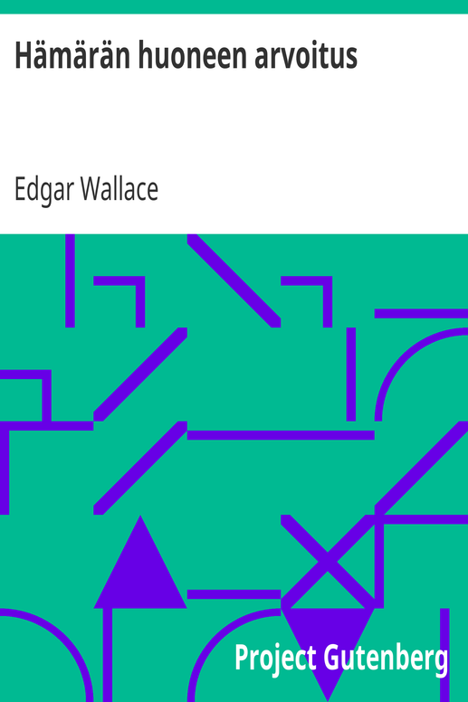 Hämärän huoneen arvoitus