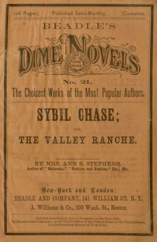 Sybil Chase or, The Valley Ranche