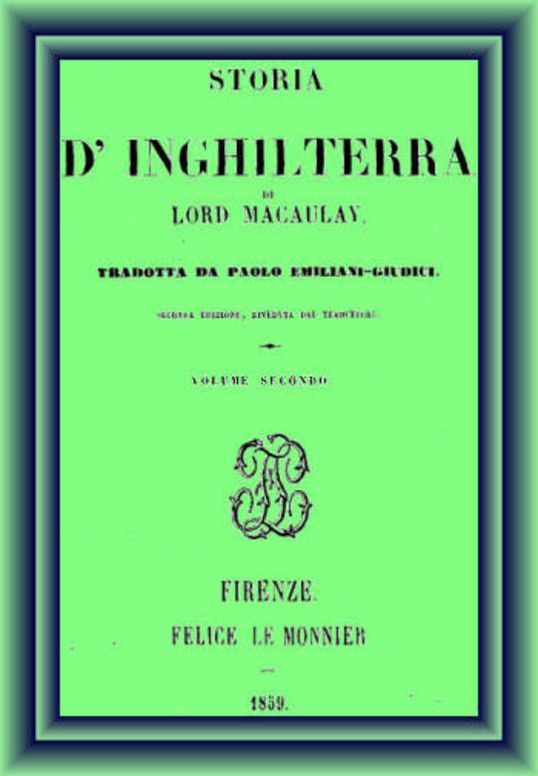Storia d'Inghilterra, vol 2
