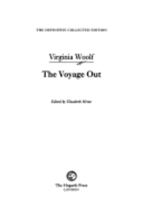 The voyage out