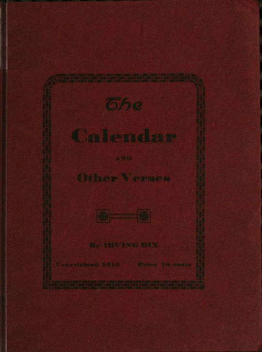 The Calendar and Other Verses