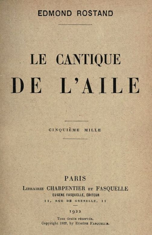 Le Cantique de l'Aile