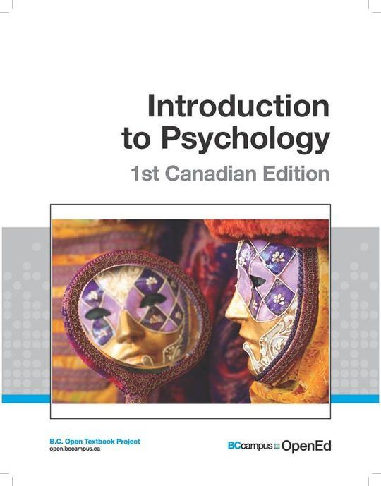 Introduction to Psychology - 1st Canadian Edition