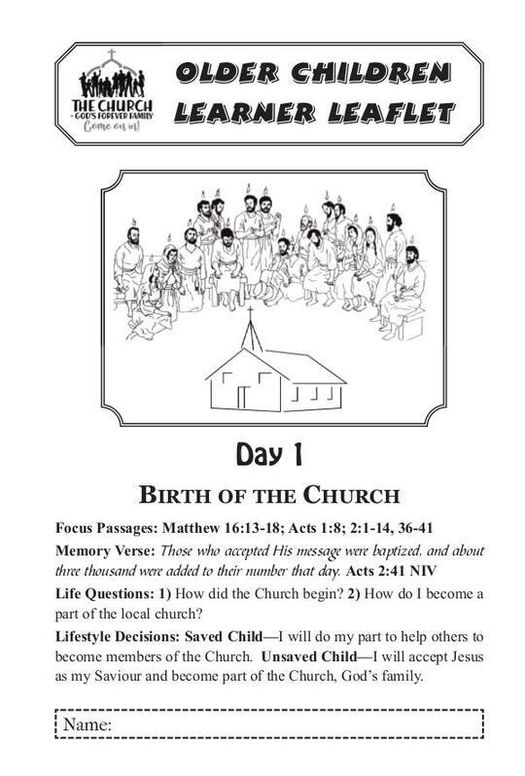 VBS 2020 Older Children Learner Guide