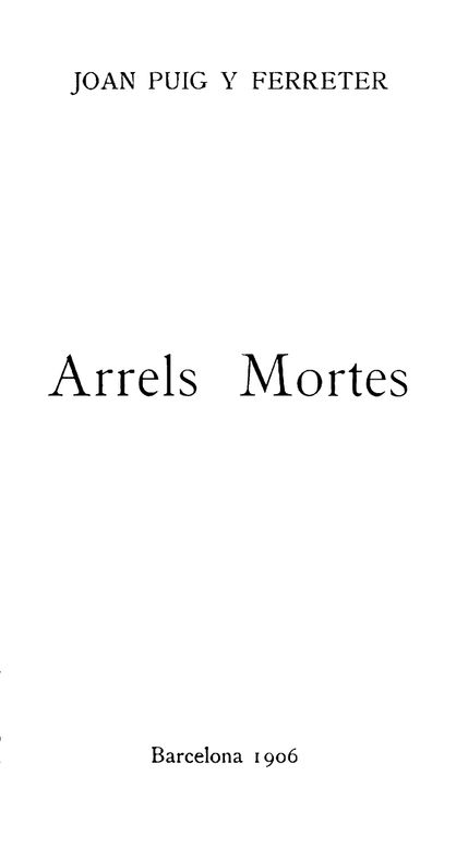 Arrels mortes