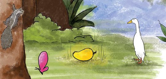 PLOP falls the mango by Pratham Books | BookFusion