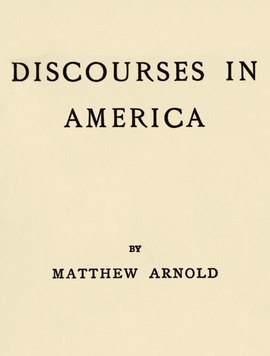 Discourses in America