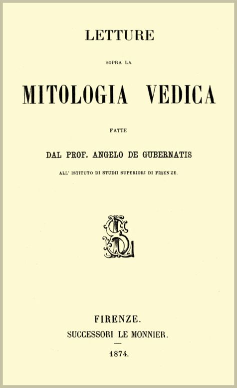 Letture sopra la mitologia vedica