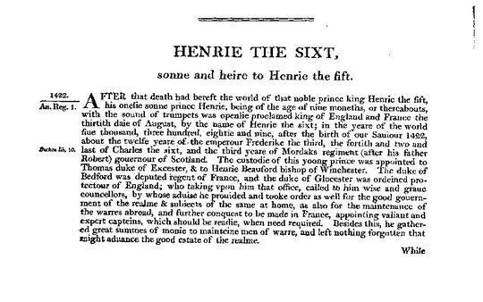 Chronicles of England, Scotland and Ireland (3 of 6): England (3 of 9)
