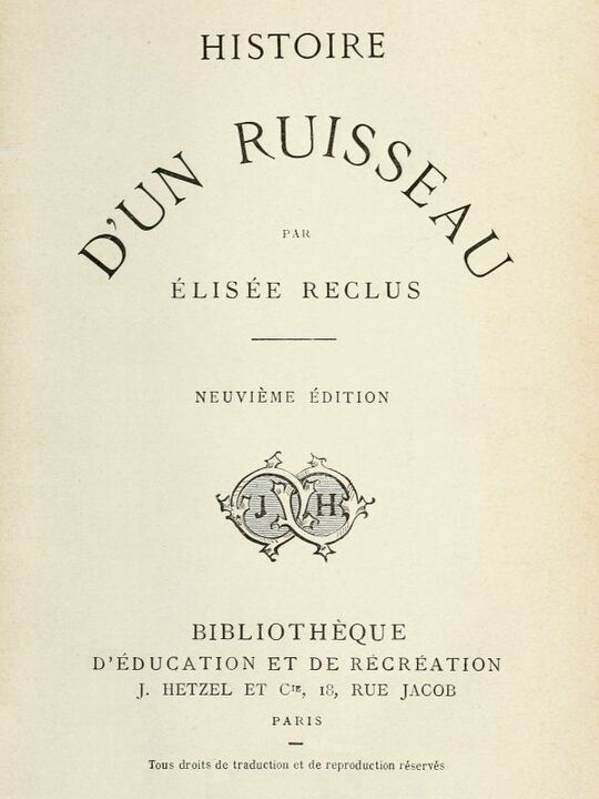 Histoire d'un ruisseau
