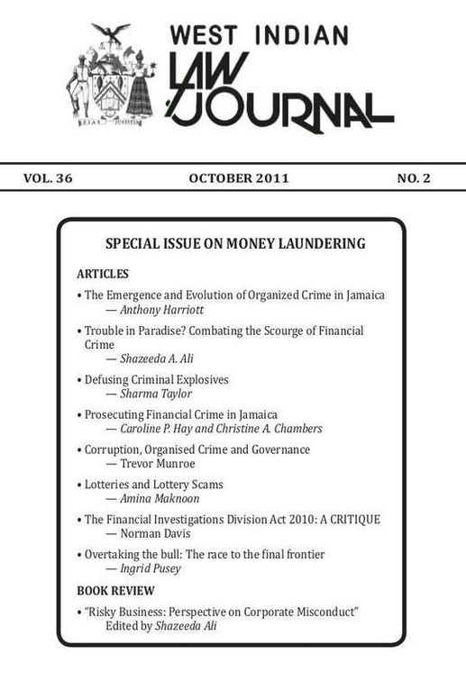 West Indian Law Journal Volume 36 Issue 2