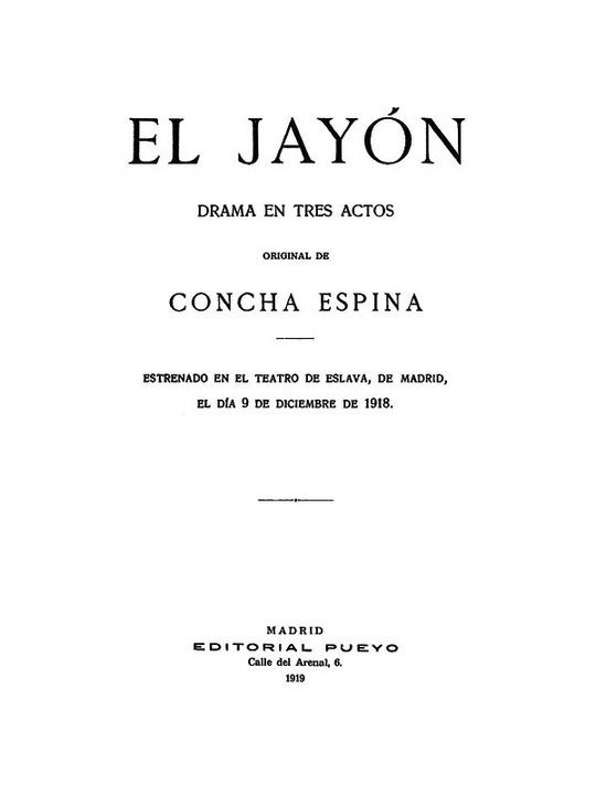 El Jayón Drama en tres actos