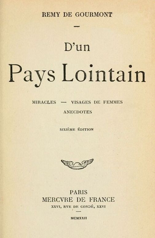 D'un pays lointain