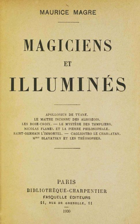 Magiciens et illuminés