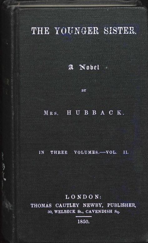 The Younger Sister, Volume II.