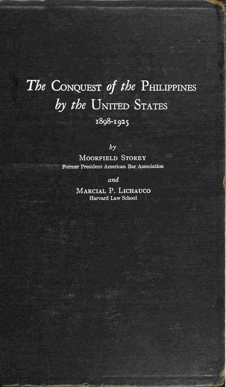 The conquest of the Philippines by the United States